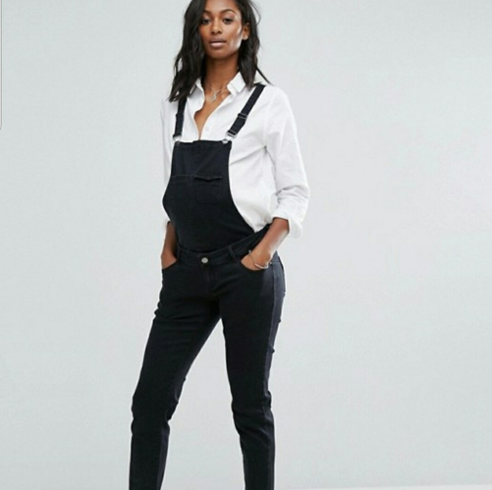 Asos Maternity overalls by Bandia, black 6